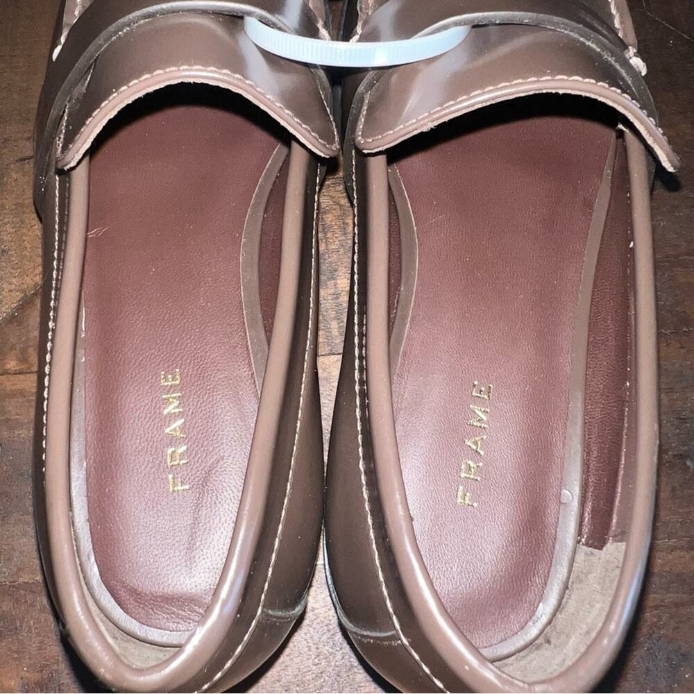 FRAME Le Beacon Loafer in Canyon Brown Size 6 - Picture 4 of 6
